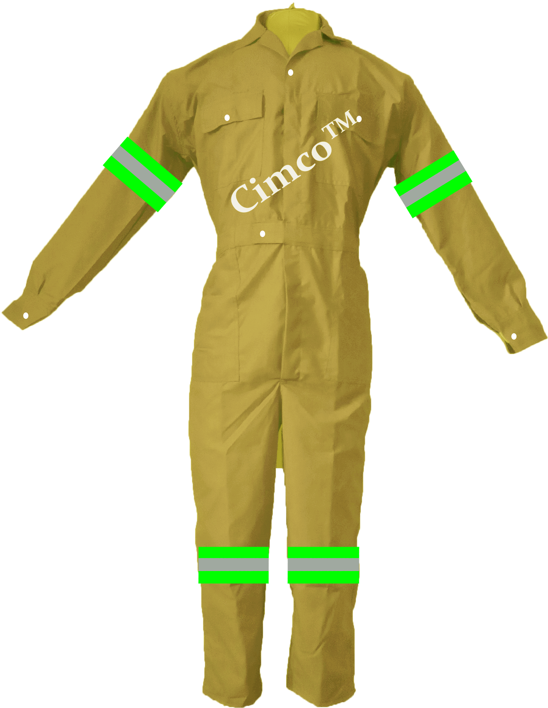 CIMCO | BOILERSUIT® 5411 KHAKI with Test Certificate